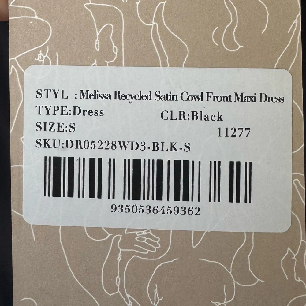 Meshki Black Maxi Dress - Picture 16 of 16